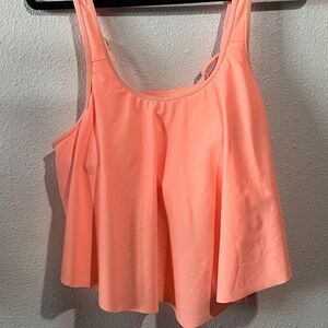 Swim top beautiful fluorescent salmon,‎ color size XL